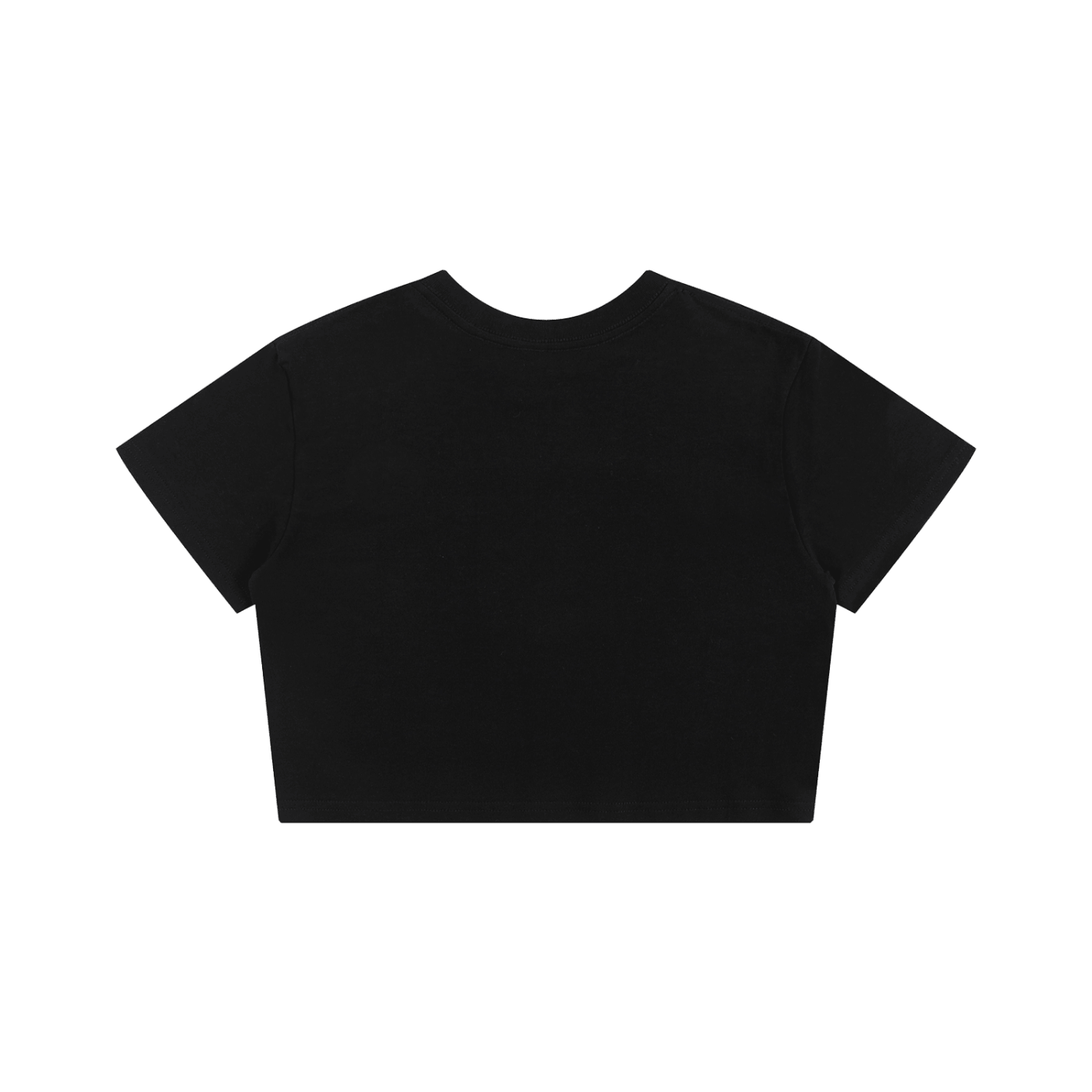 ODMPOD Vibes Baby Tee seamless T-shirt displayed flat, featuring a soft fabric and minimalistic design in pastel colors.