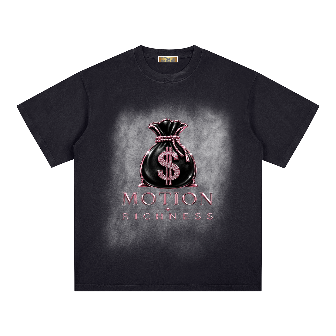 Motion Richness Washed T-Shirt - FASHION VIBES