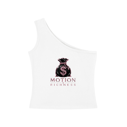 Motion Richness One-Shoulder Crop Tank Top