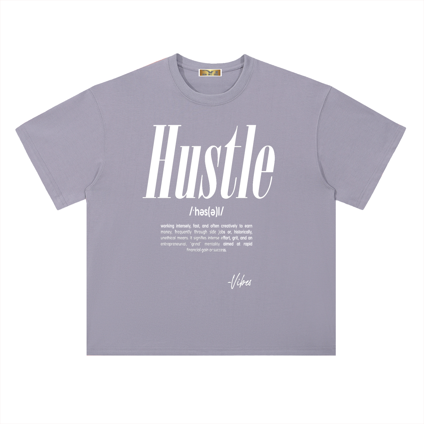Hustle Drop Shoulder T-Shirt - FASHION VIBES