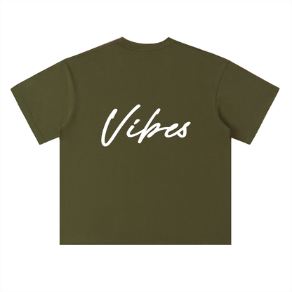 Men's Vibes drop shoulder t-shirt by ODMPOD, featuring a relaxed fit with drop shoulder design and casual style.