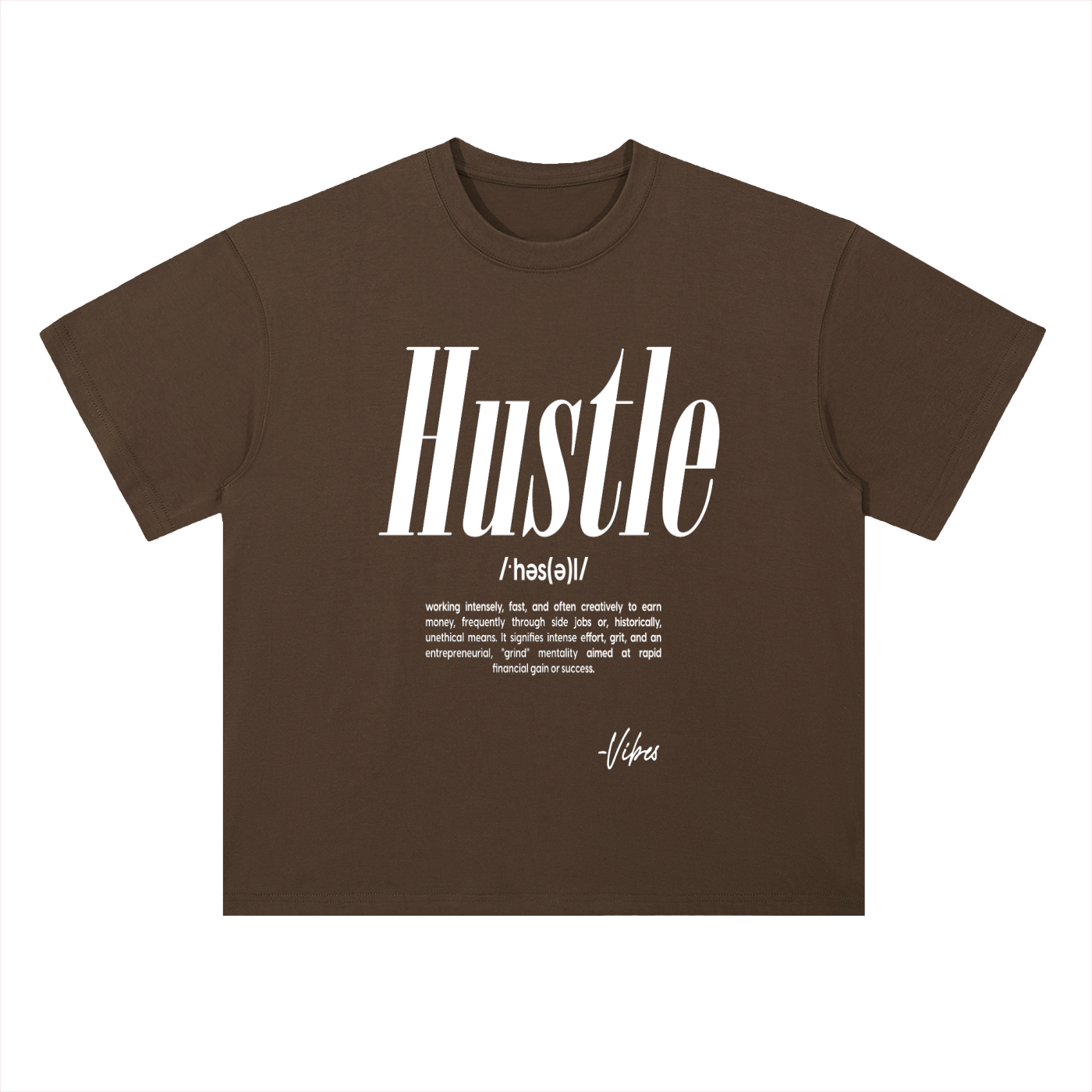 Men's Vibes drop shoulder t-shirt by ODMPOD, showcasing a relaxed fit with a casual style and drop shoulder design.