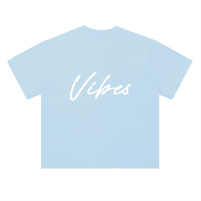 Men's Vibes drop shoulder t-shirt by ODMPOD featuring a relaxed fit and casual style, shown in a front view.