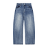Unisex VIBES Sun Fade Heavyweight Denim Jeans by ODMPOD featuring faded blue denim and classic straight-leg fit.