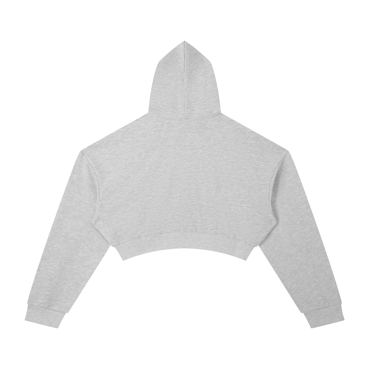 ODMPOD Motion Richness Cropped Hoodie in black, featuring a relaxed fit and soft fabric, displayed on a mannequin.