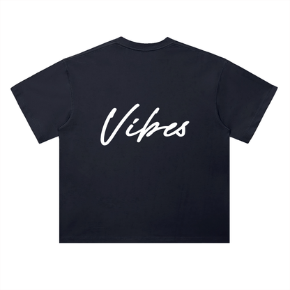 Men's Vibes drop shoulder t-shirt by ODMPOD, featuring a relaxed fit and casual style, shown in a front view with soft fabric.