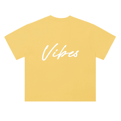 Men's Vibes drop shoulder t-shirt by ODMPOD featuring a relaxed fit and casual style, shown in a front view with soft fabric.