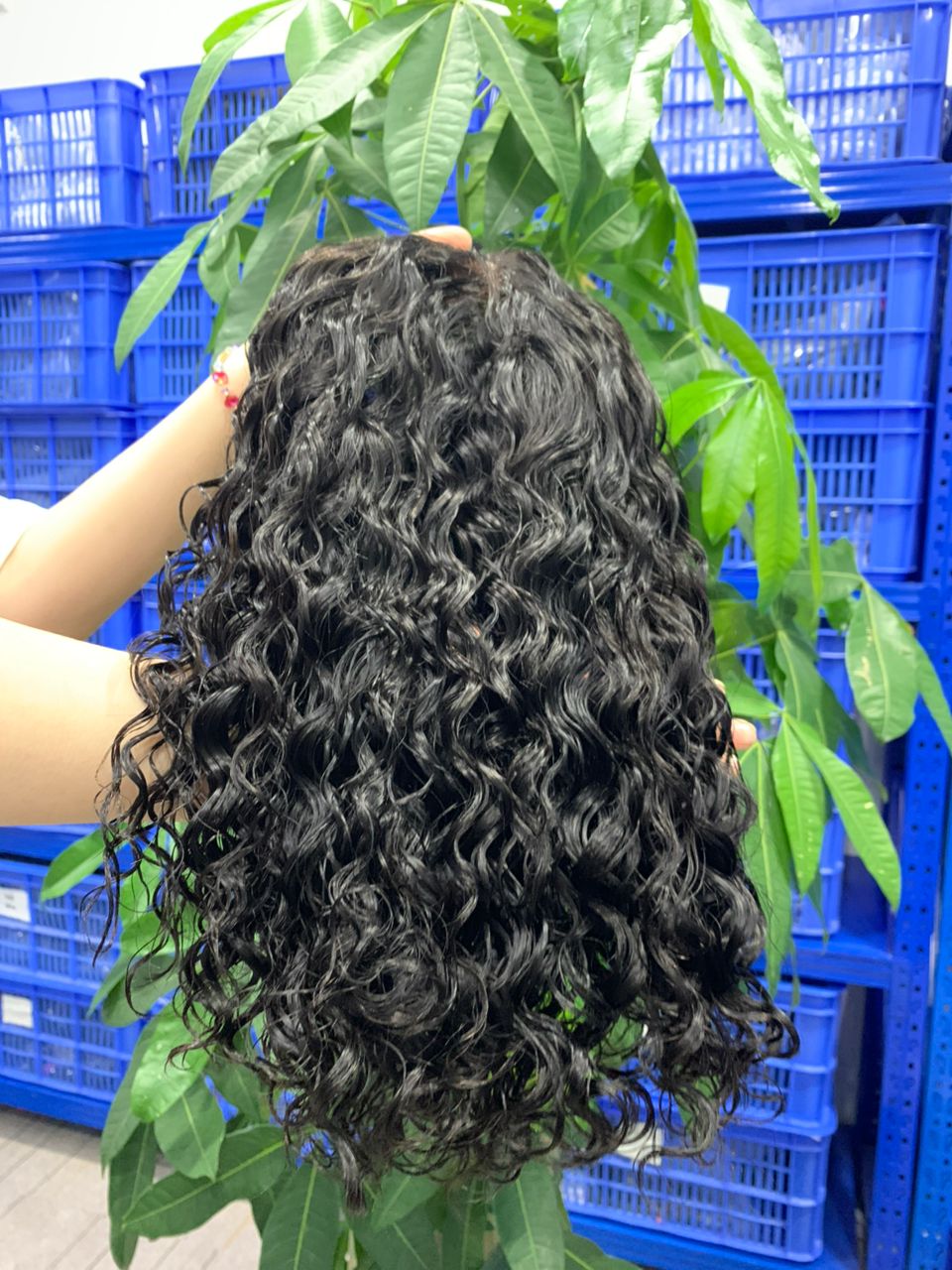 ODMPOD Vibes Water Wave 13x4 HD Raw Human Hair Frontal wig with natural water wave texture and lace front for a seamless look