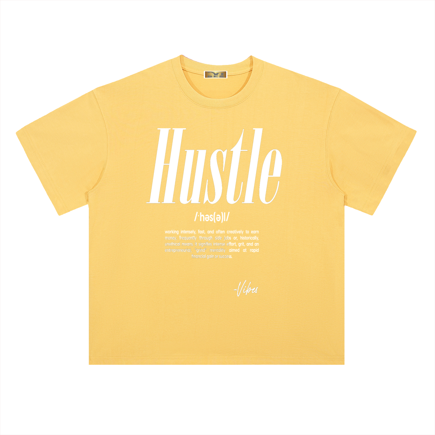Hustle Drop Shoulder T-Shirt - FASHION VIBES