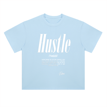 Men's Vibes drop shoulder t-shirt by ODMPOD, featuring a relaxed fit with drop shoulder design and casual style, white color.