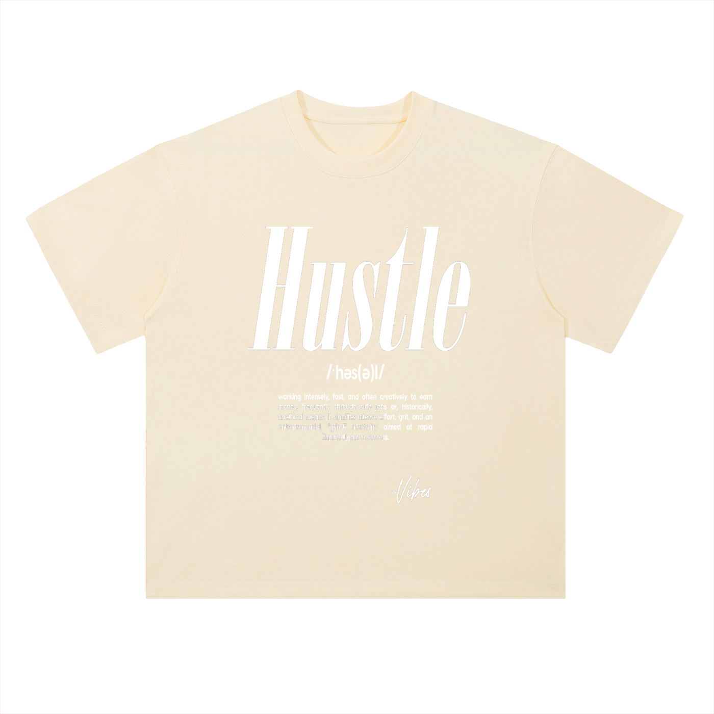 Men's Vibes drop shoulder T-shirt by ODMPOD, featuring a relaxed fit and casual style, shown in a front view with soft fabric texture.