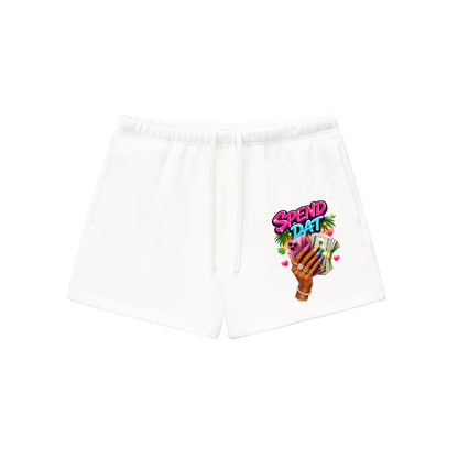 Graphic Fleece Drawstring Sweatshorts