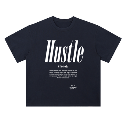 Men's ODMPOD Vibes drop shoulder t-shirt in black, featuring a relaxed fit and stylish design, laid flat with visible fabric details.
