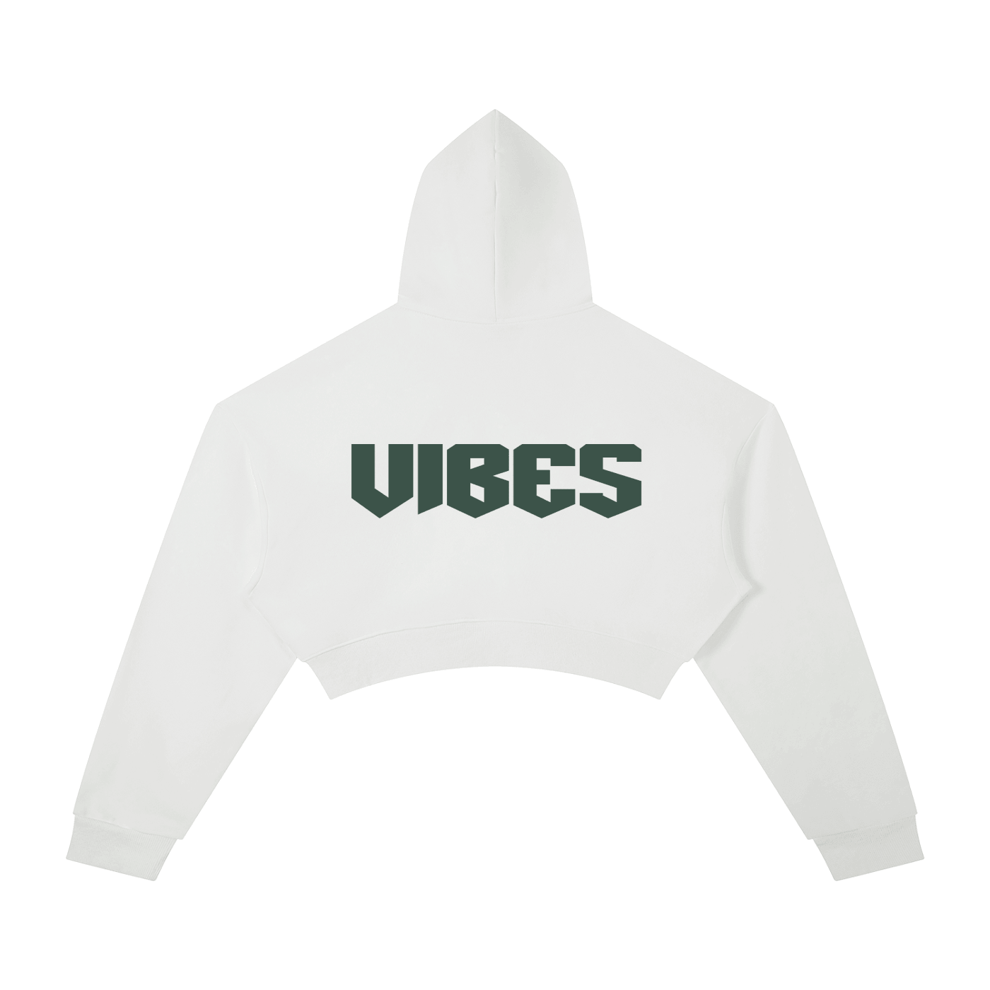 ODMPOD Vibes Cropped Hoodie featuring a comfortable fit and stylish design, shown in a vibrant color on a casual model.