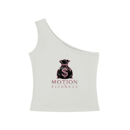 Motion Richness One-Shoulder Crop Tank Top